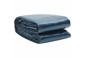 vidaXL Zwembadfolie Solar Drijvend 300 cm PE Zwart/Blauw - 49% Korting