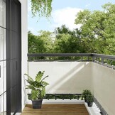 VidaXL Balkonscherm Crème 75x800 cm - 34% Korting