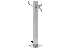 RVS Tuinwaterkolom met Kraan 65 cm - 36% Korting!