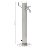 Roestvrijstalen Tuinwaterkolom Vierkant 65cm (29% Korting)