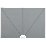 Inklapbaar Terrasscherm 240x160 cm Grijs - 40% Korting