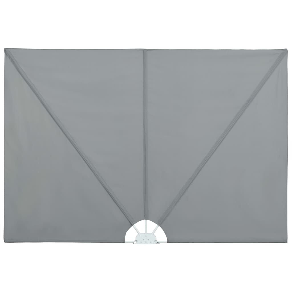 Inklapbaar Terrasscherm 240x160 cm Grijs - 40% Korting