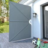 Inklapbaar Terrasscherm 240x160 cm Grijs - 40% Korting