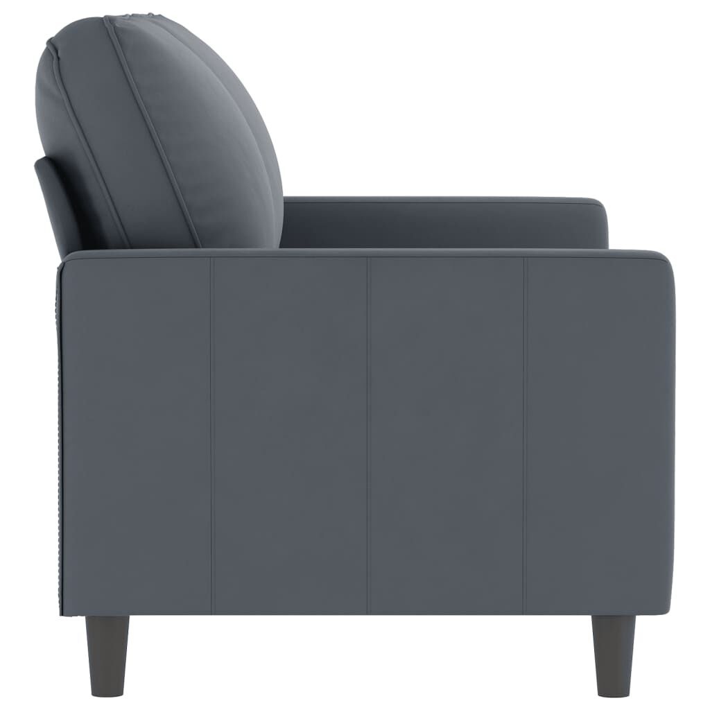 VidaXL Tweezitsbank 120cm Fluweel Donkergrijs - 30% Korting!