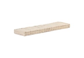 VidaXL Palletkussen Beige 120x40x7 cm - 34% Korting!