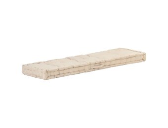 VidaXL Palletkussen Beige 120x40x7 cm - 34% Korting!