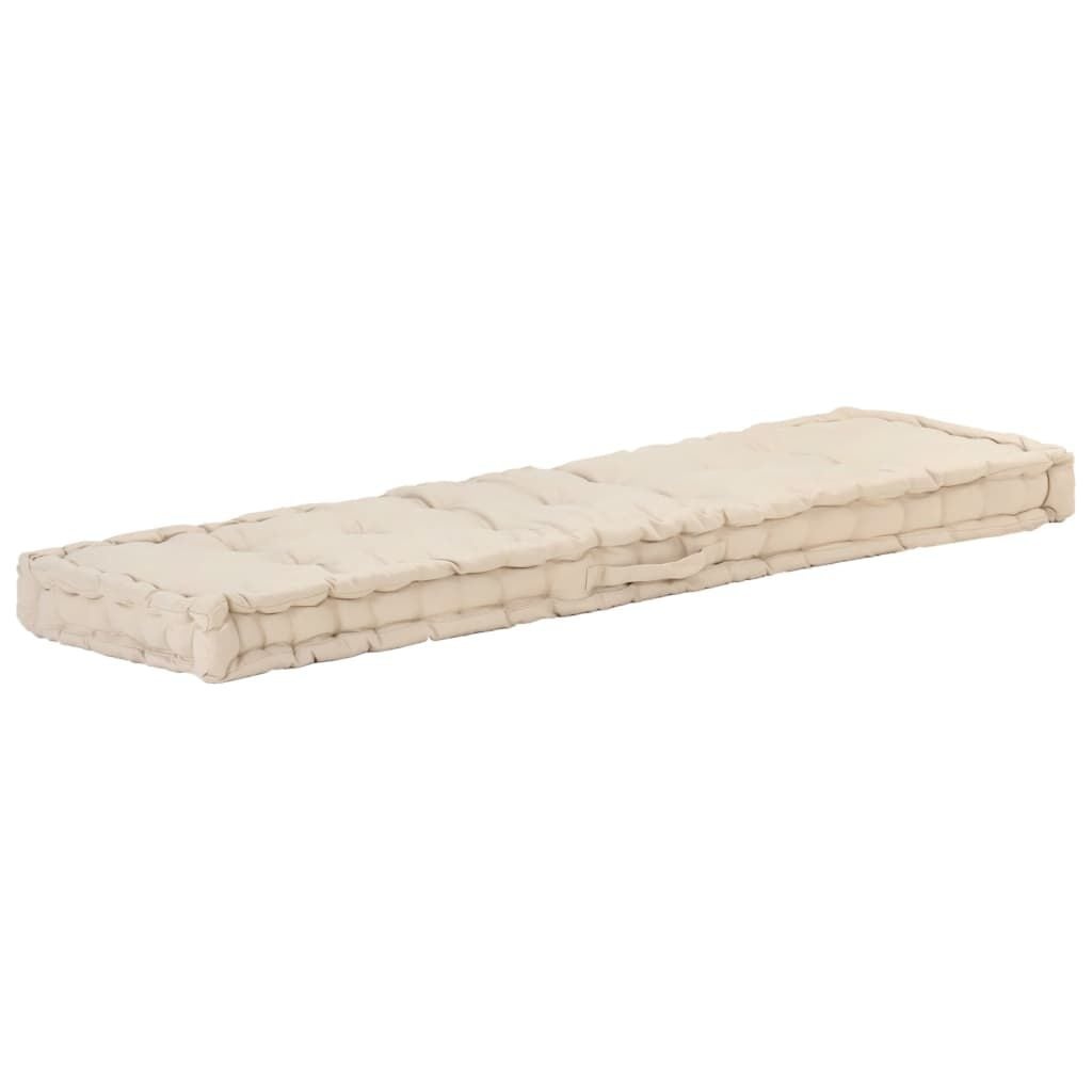 VidaXL Palletkussen Beige 120x40x7 cm - 34% Korting!