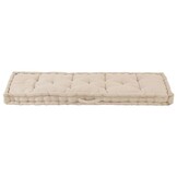 VidaXL Palletkussen Beige 120x40x7 cm - 34% Korting!