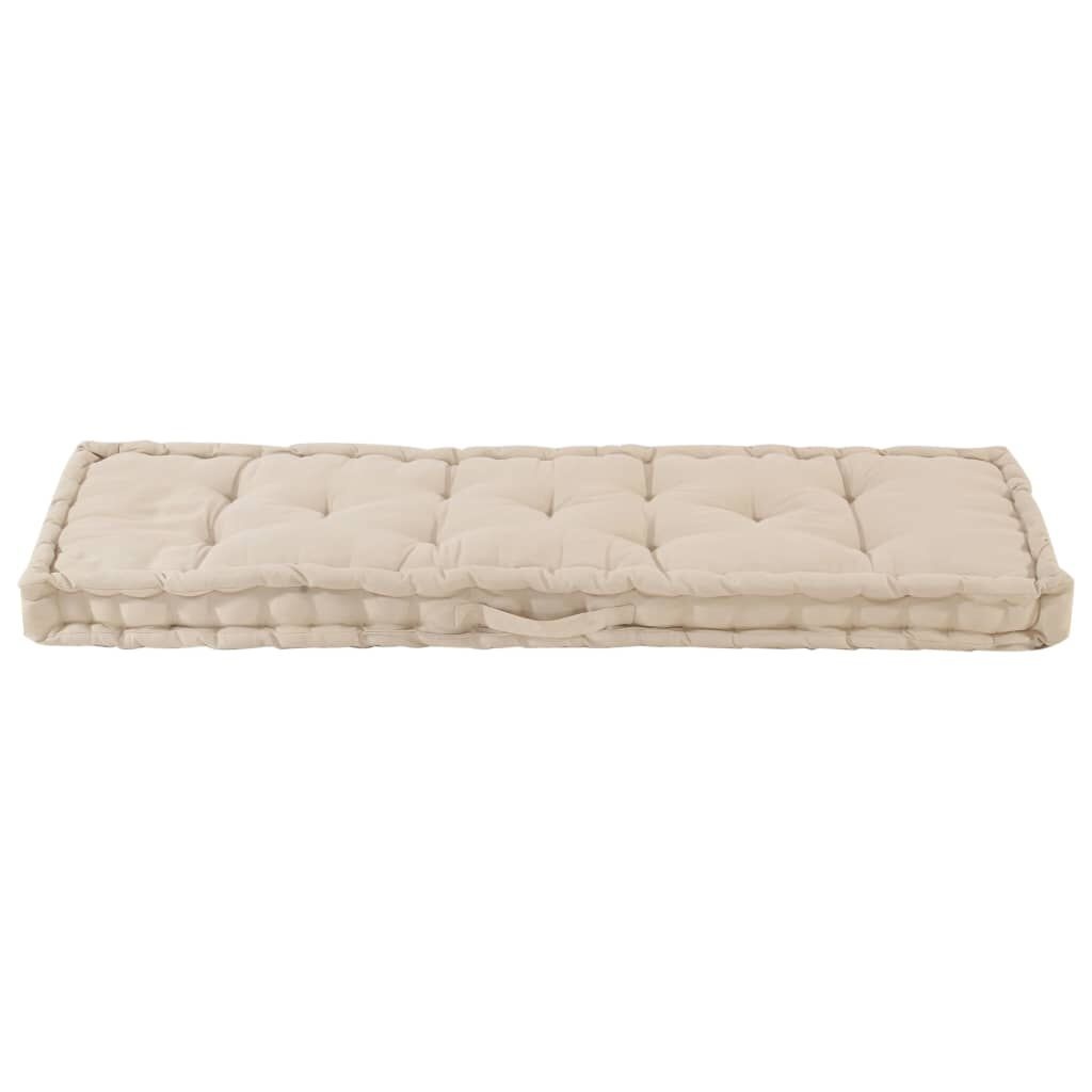 VidaXL Palletkussen Beige 120x40x7 cm - 34% Korting!