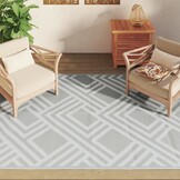 vidaXL ARAKIL Buitenkleed 160x230 cm Grijs - 34% Korting