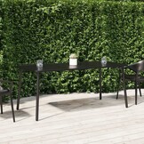 Antraciet Stalen Tuintafel 165cm - 35% Korting!