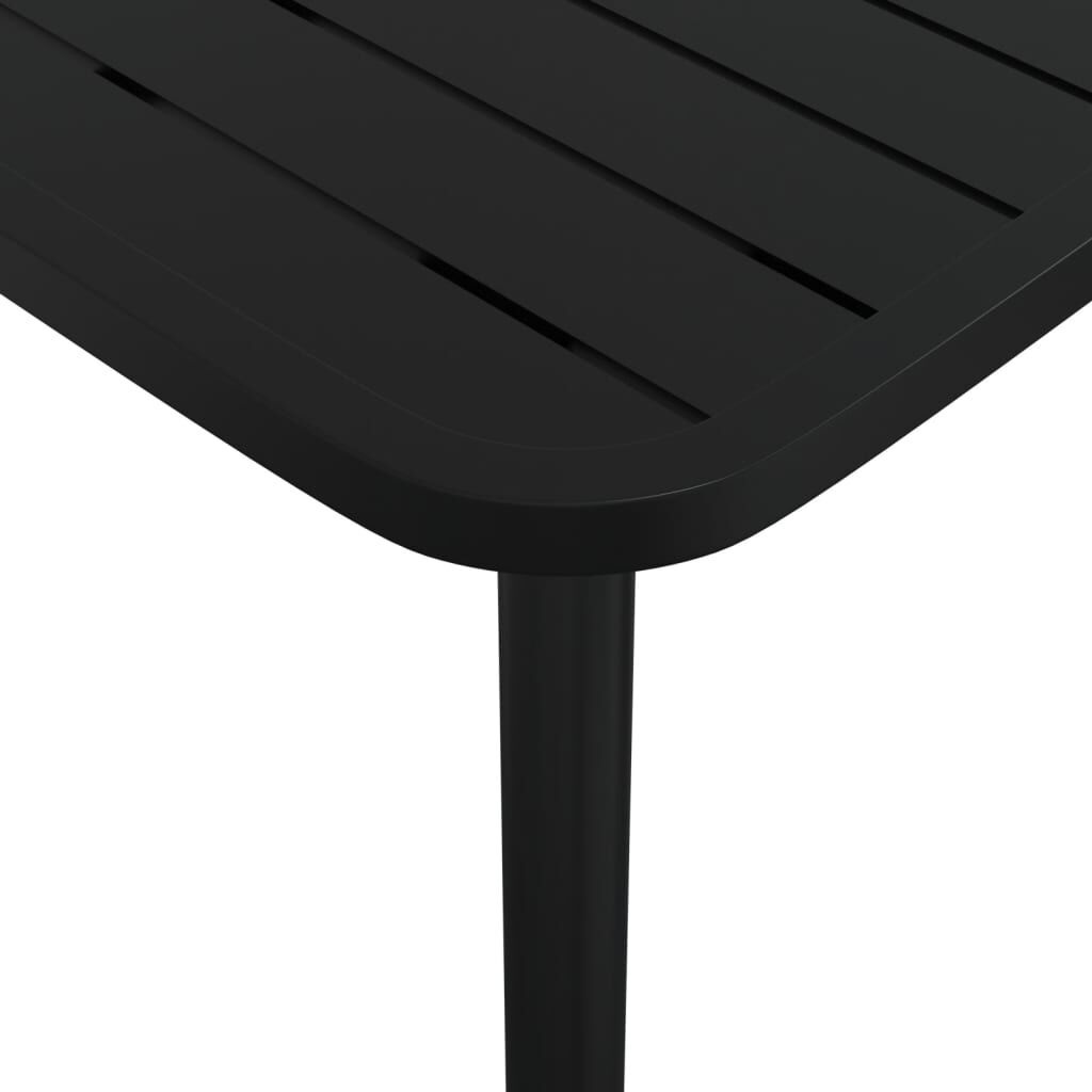 Antraciet Stalen Tuintafel 165cm - 35% Korting!