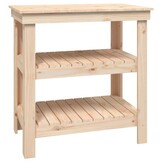 vidaXL Werkbank Grenenhout 78,5x50x80 cm - 35% Korting