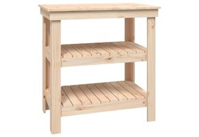 vidaXL Werkbank Grenenhout 78,5x50x80 cm - 35% Korting