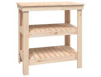 vidaXL Werkbank Grenenhout 78,5x50x80 cm - 35% Korting