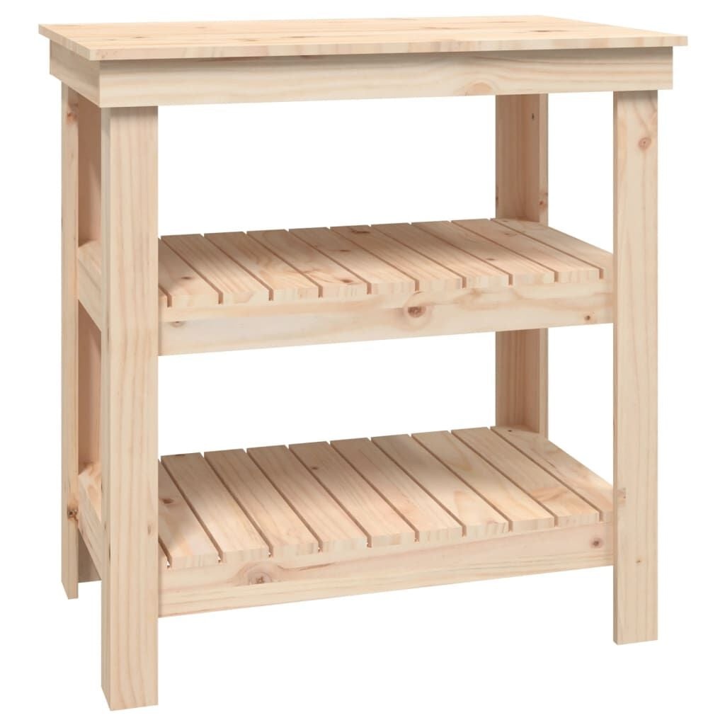 vidaXL Werkbank Grenenhout 78,5x50x80 cm - 35% Korting