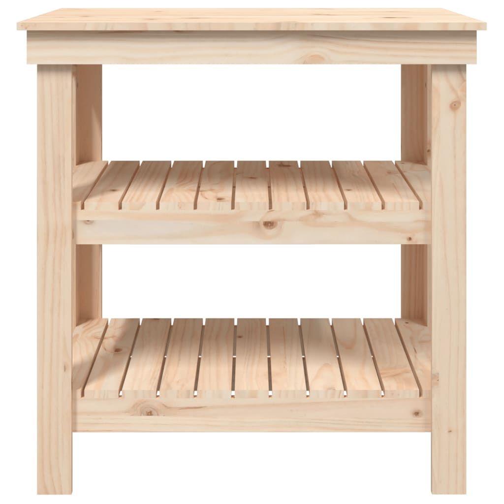 vidaXL Werkbank Grenenhout 78,5x50x80 cm - 35% Korting