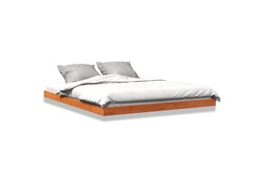 Bedframe Massief Grenenhout Wasbruin 150x200 cm - 35% Korting