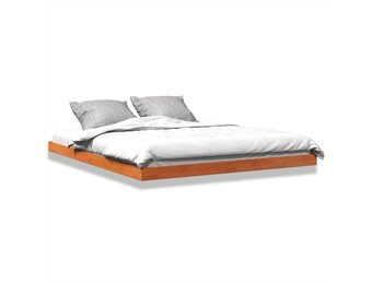 Bedframe Massief Grenenhout Wasbruin 150x200 cm - 35% Korting