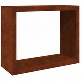 Brandhoutrek van Weervast Staal - 100x40x80 cm - 35% Korting!