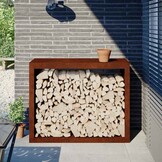 Brandhoutrek van Weervast Staal - 100x40x80 cm - 35% Korting!