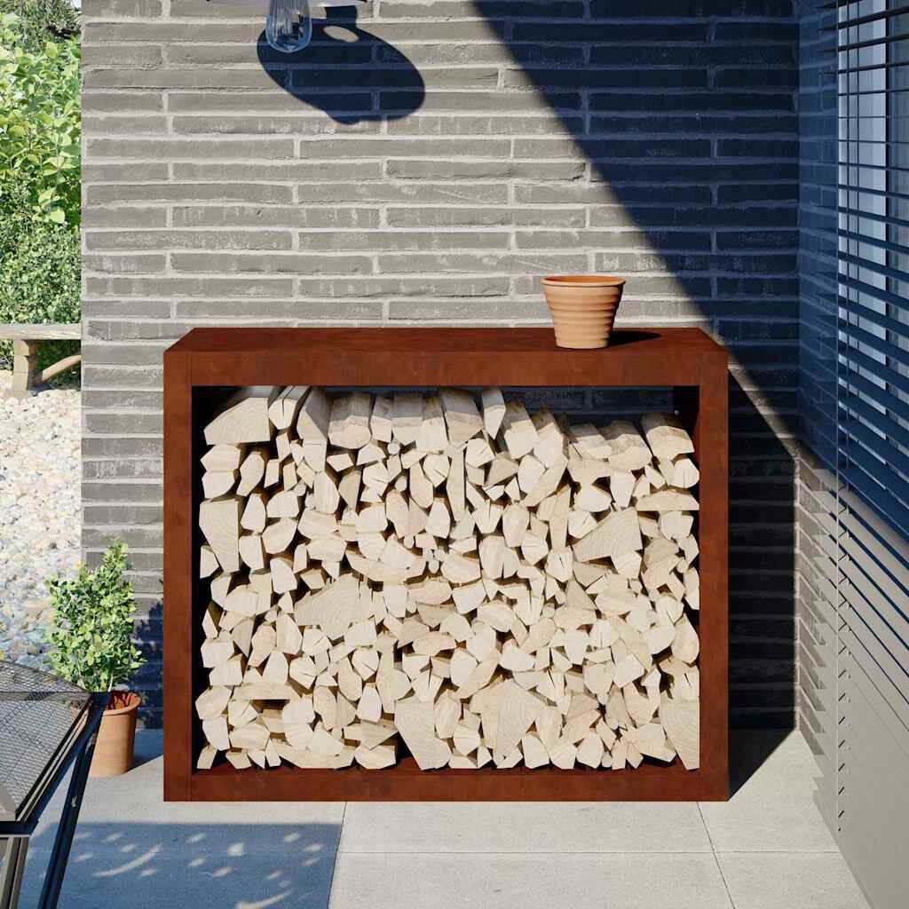 Brandhoutrek van Weervast Staal - 100x40x80 cm - 35% Korting!