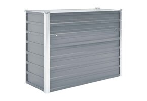 Verhoogde Plantenbak Staal 100x40x77 cm Grijs - 51% Korting