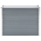 Verhoogde Plantenbak 100x40x77cm Grijs Staal - 34% Korting