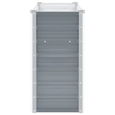 Verhoogde Plantenbak 100x40x77cm Grijs Staal - 34% Korting