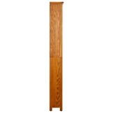 Boekenkast Massief Eikenhout - 6 schappen - 52x22x180 cm