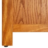 Boekenkast Massief Eikenhout - 6 schappen - 52x22x180 cm