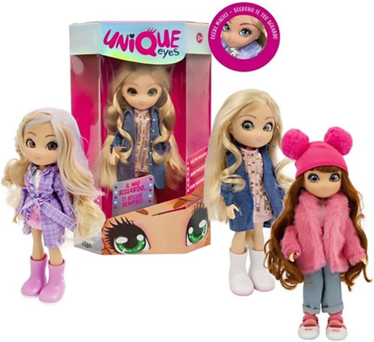 Pop Fashion Doll Magic Eyes met Unieke Ogen - Vanaf 18 maanden