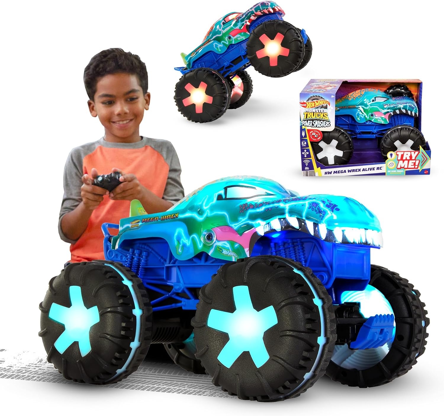 RC Monster Truck Mega-Wrex Alive 1:15 met Licht & Geluid - 29% Korting