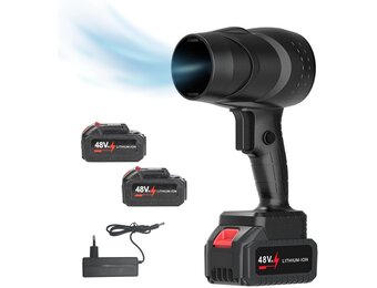 Draadloze Turboblower 1050W - Tuin & Auto (34% Korting)