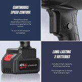 Draadloze Turboblower 1050W - Tuin & Auto (34% Korting)