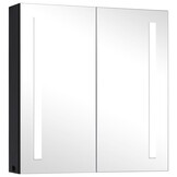 Badkamerkast met Spiegel & LED - 62x14x60 cm - 30% Korting!