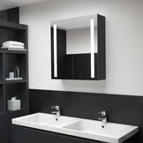 Badkamerkast met Spiegel & LED - 62x14x60 cm - 30% Korting!