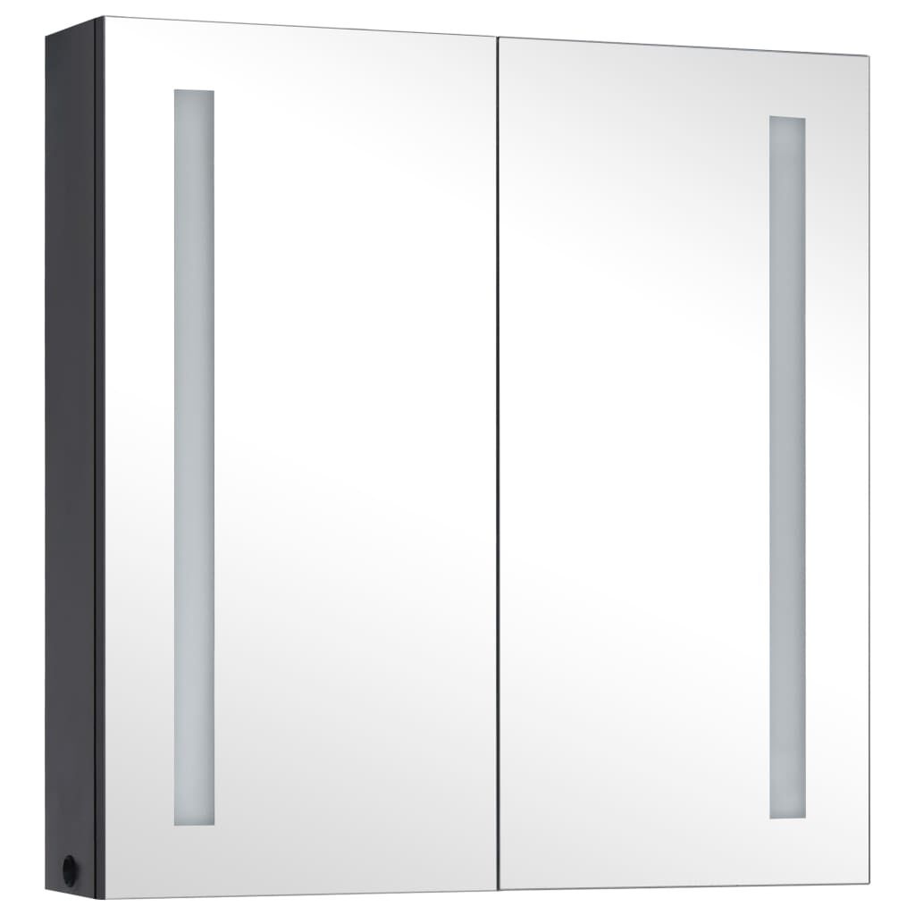 Badkamerkast met Spiegel & LED - 62x14x60 cm - 30% Korting!