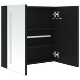 Badkamerkast met Spiegel & LED - 62x14x60 cm - 30% Korting!