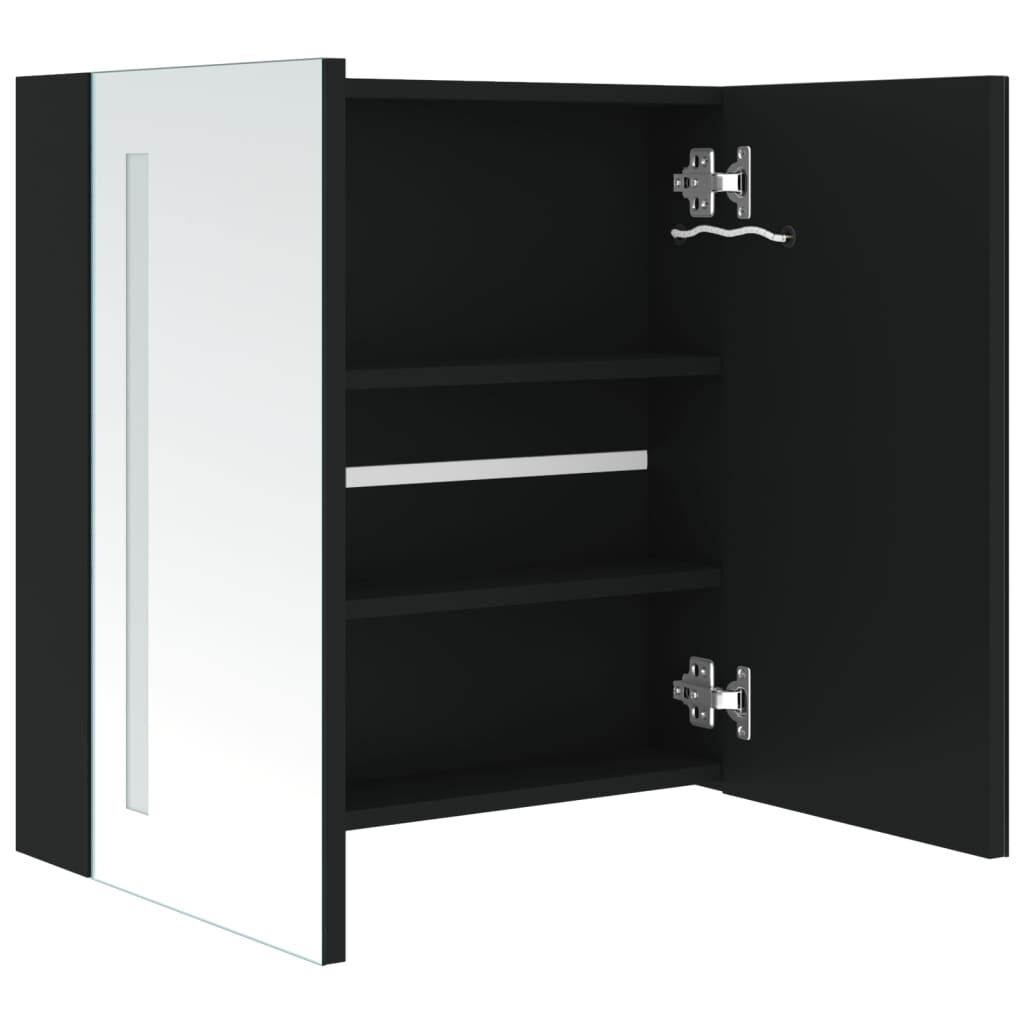 Badkamerkast met Spiegel & LED - 62x14x60 cm - 30% Korting!