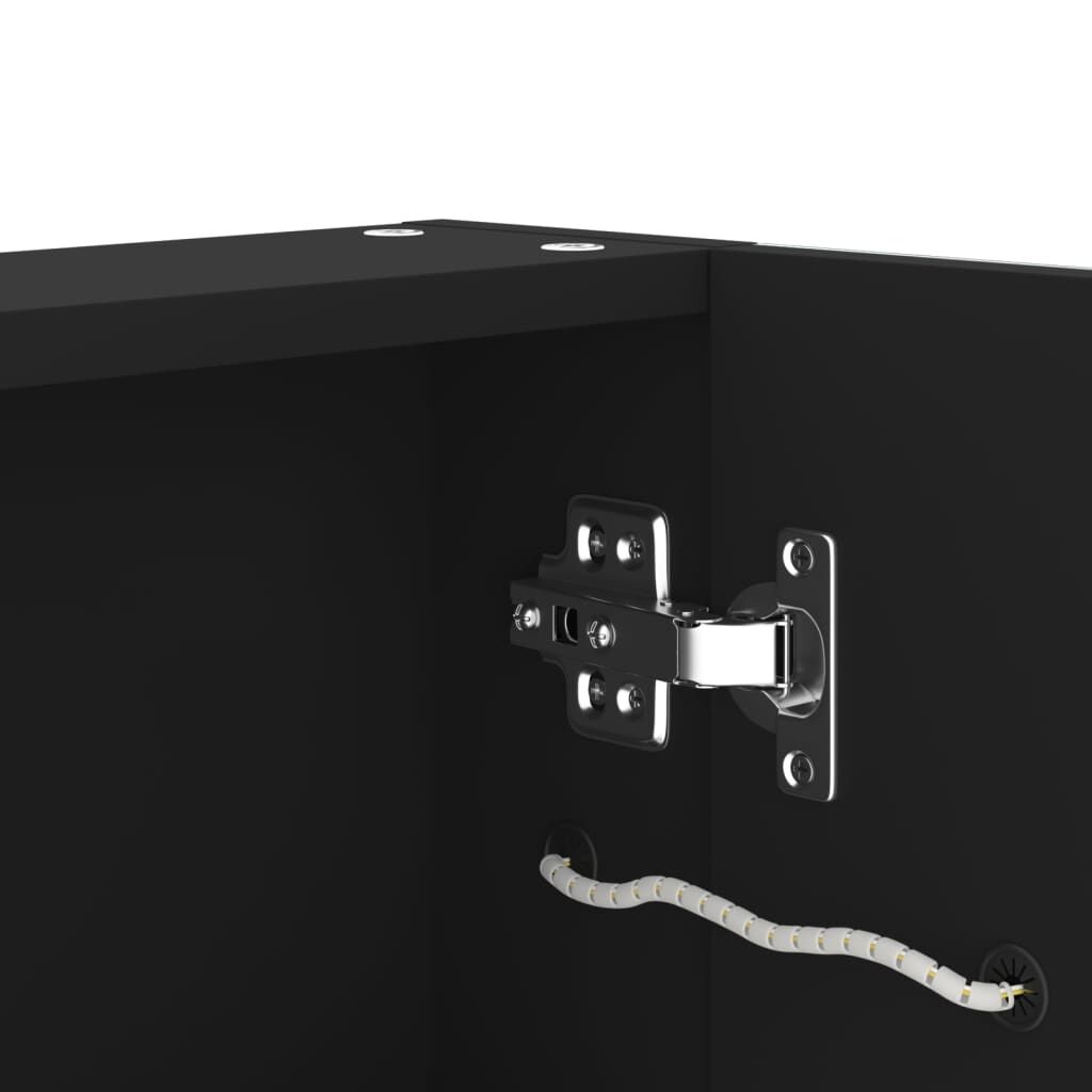 Badkamerkast met Spiegel & LED - 62x14x60 cm - 30% Korting!