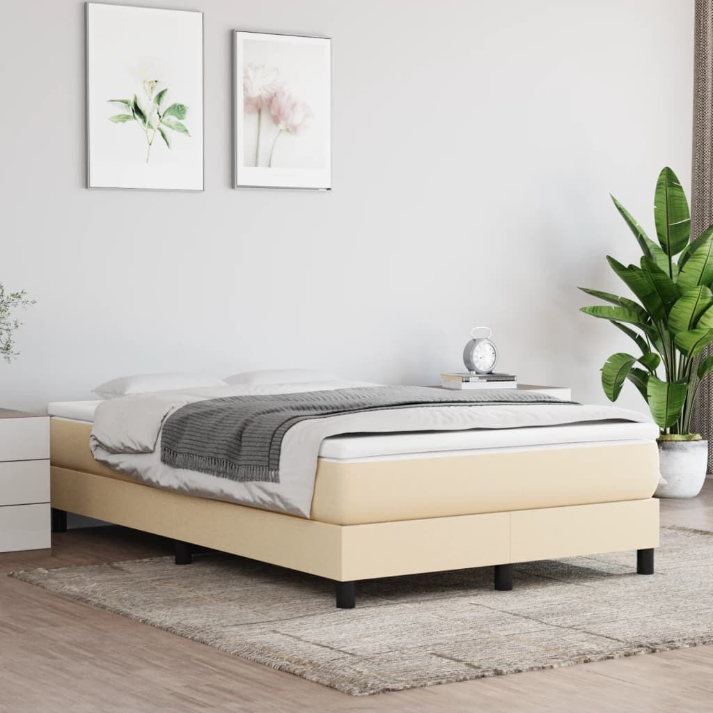 VidaXL Bedframe Crème 120x200 cm - 34% Korting