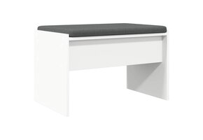 Moderne Halbank met Kussen - Wit - 34% Korting!