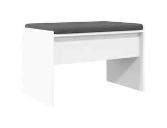 Moderne Halbank met Kussen - Wit - 34% Korting!