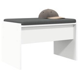 Moderne Halbank met Kussen - Wit - 34% Korting!