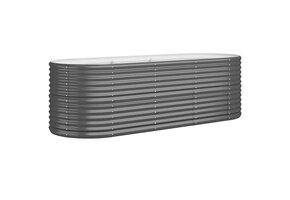 Plantenbak 224x80x68 cm Staal Antraciet - 41% Korting!