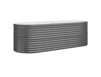 Verhoogde plantenbak Staal Antraciet 224x80x68 cm - 34% Korting!