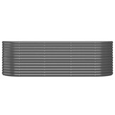 Verhoogde plantenbak Staal Antraciet 224x80x68 cm - 34% Korting!