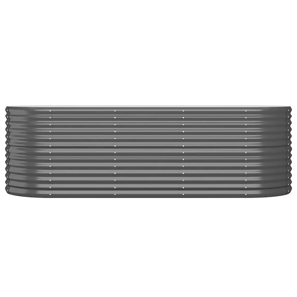 Verhoogde plantenbak Staal Antraciet 224x80x68 cm - 34% Korting!