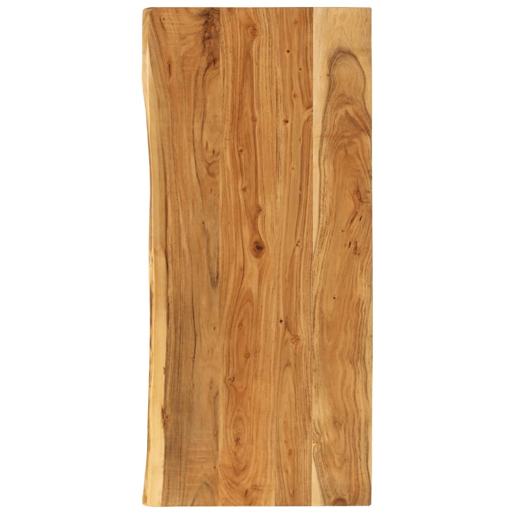 Massief Acaciahout Wastafelblad 114x52cm - 34% Korting